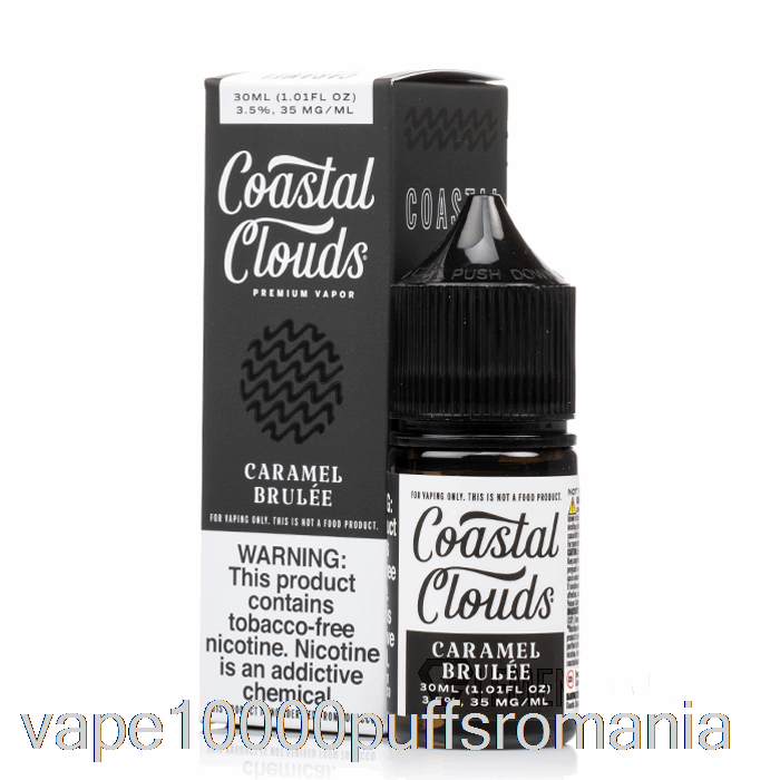 Vape Romania Caramel Brulee Sare - Coastal Clouds Co. - 30 Ml 50 Mg